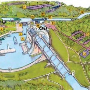 Visitor attraction 3D view Falkirk Scotland