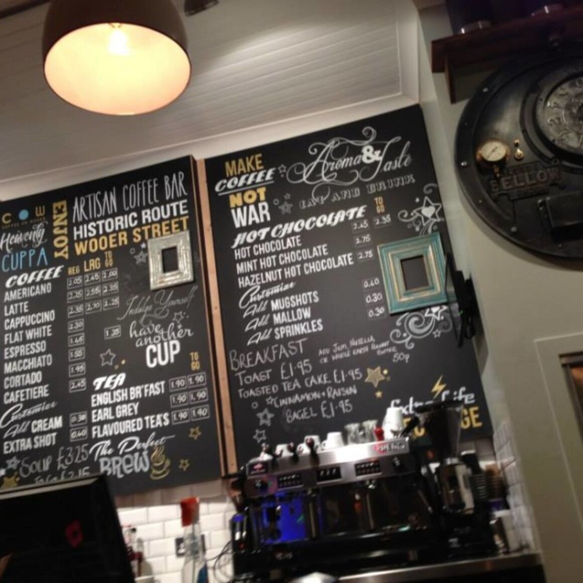 Chalkboard artists Falkirk Scotland Chalkboard design Blackboard display