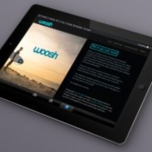 Brand development - woosh web site content by Ideas design Scotland
