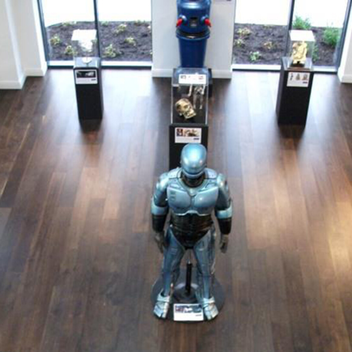 Touring Robot 2 exhibition design and provision, merchandise and marketing collateral