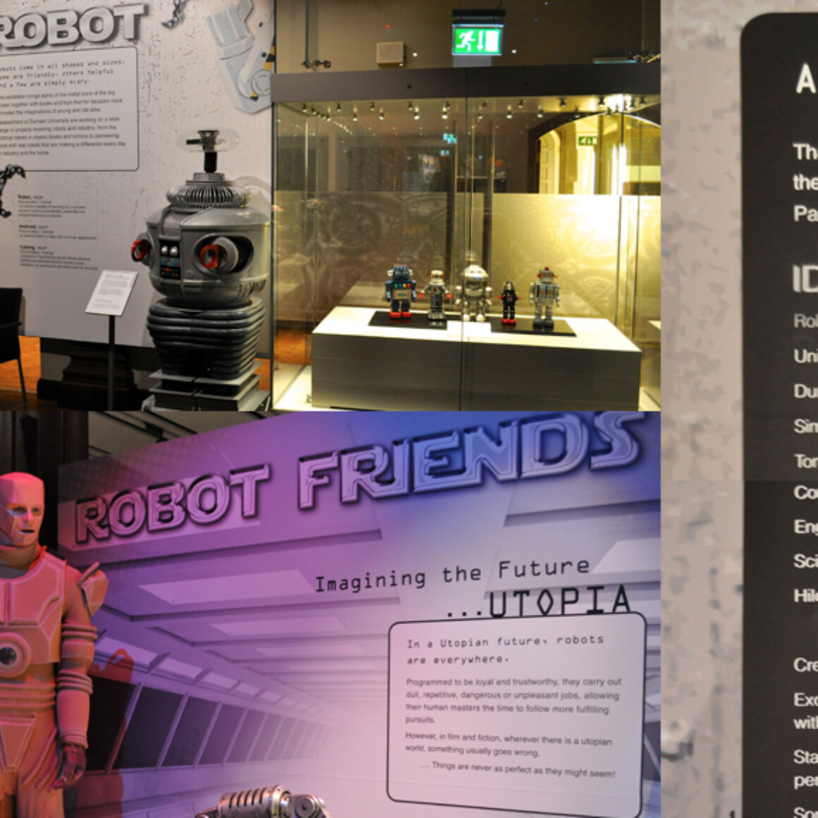 Robot exhibition design - Ideas