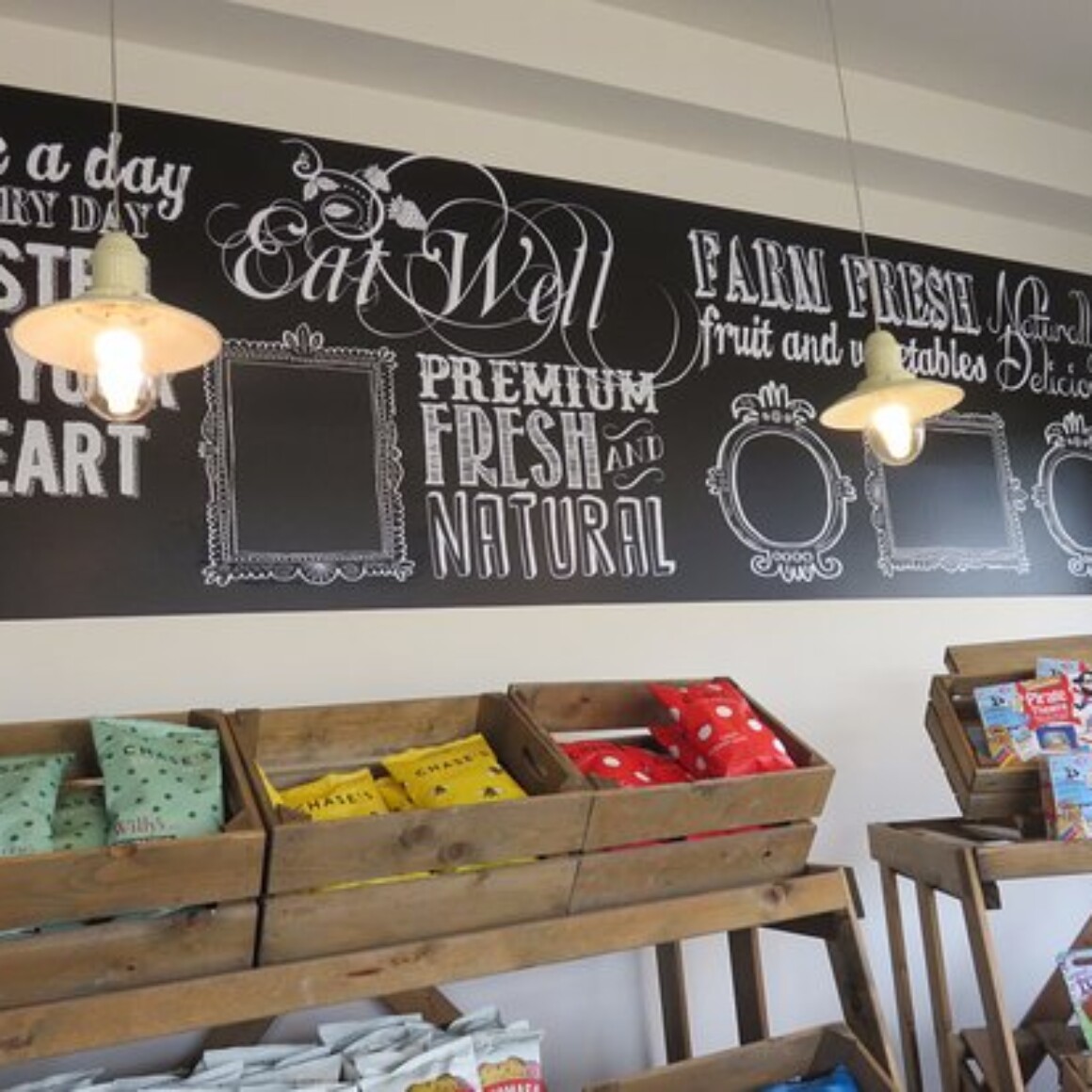 Chalkboard designers Falkirk Scotland, chalkboard display, chalkboard design from ideas.co.uk