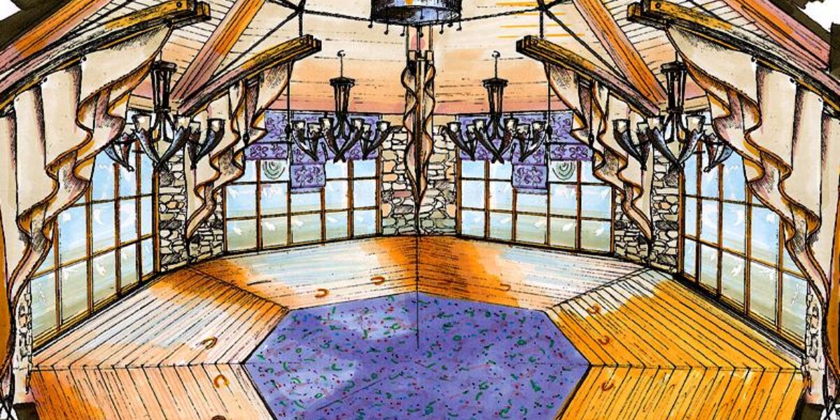 restaurant interior visualisation by ideas.co.uk