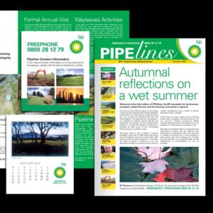 BP branded assets design by ideas.co.uk