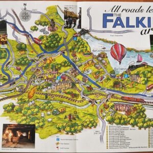 Falkirk area 3D map by Ideas.co.uk