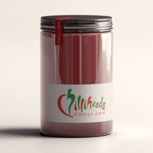 chilliheads branded jar
