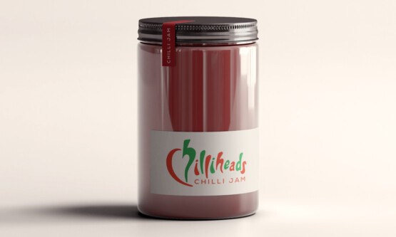 chilliheads branded jar