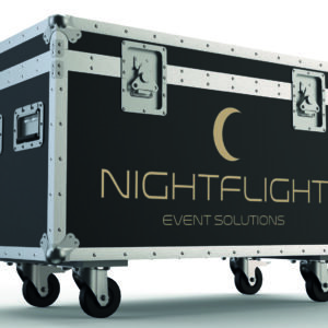nightflight branded flightcase