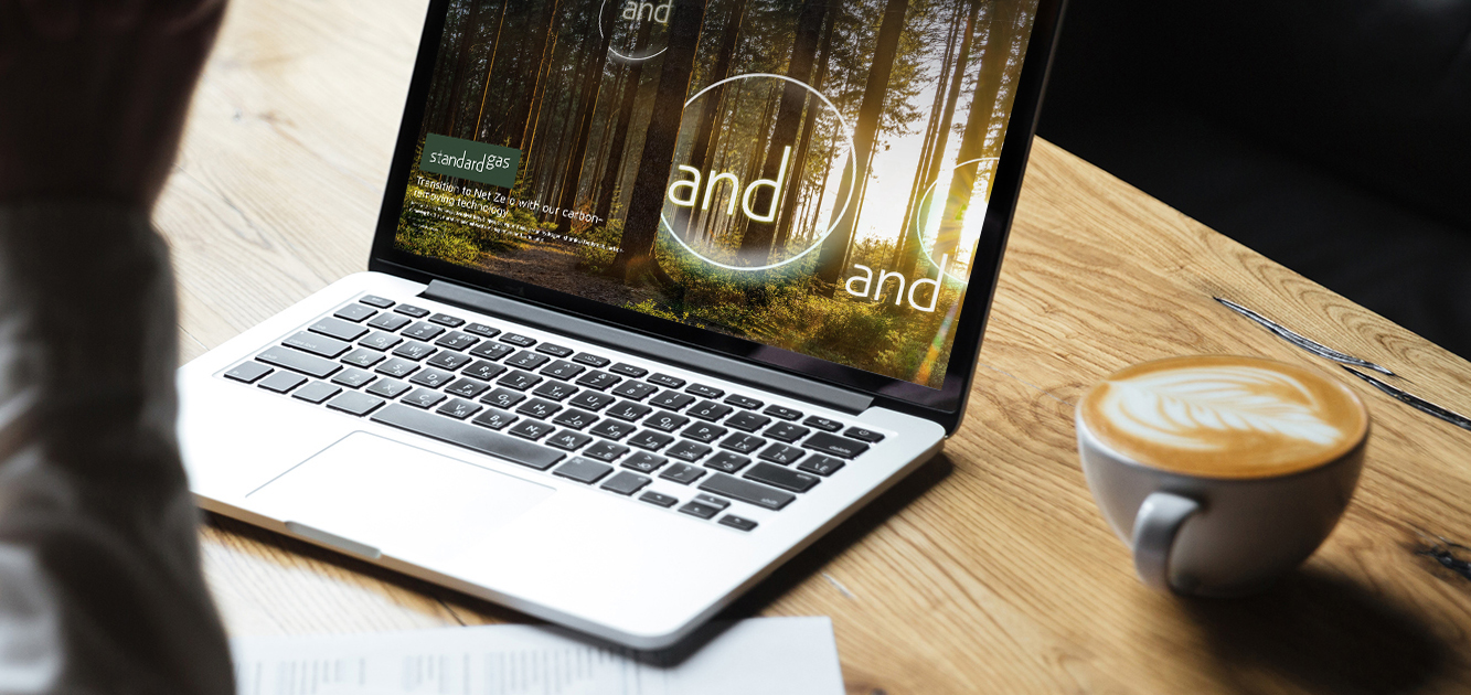 Standard Gas website design by Ideas.co.uk