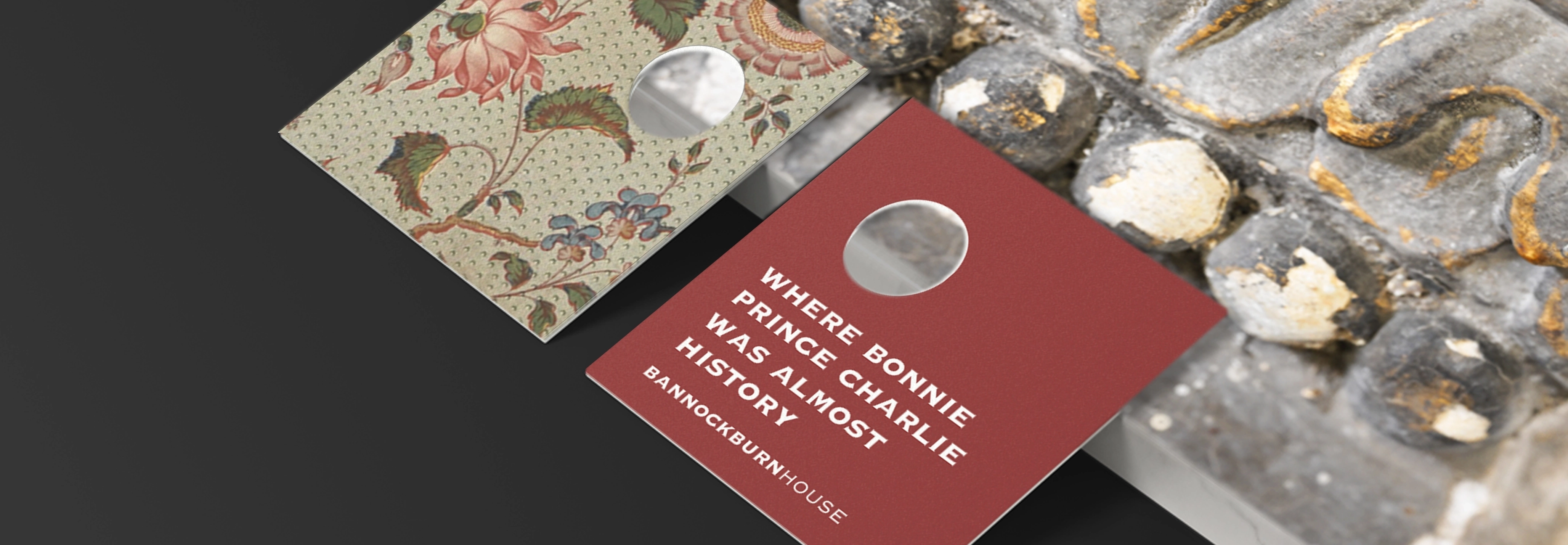Visualisation of Bannockburn House Scotland Bonnie Prince Charlie card