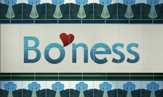 Harnessing Place Brand Value Love Bo'ness tiled wall logo