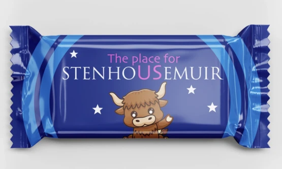 Harnessing Place Brand Value Stenhousemuir sweet bar logo